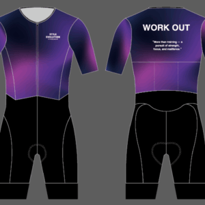 WORK OUT SEPARATE ONE-PIECE.(PURPLE GRADATION)