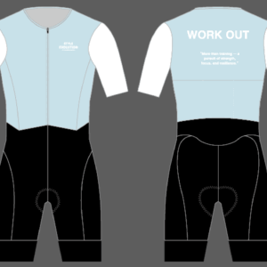 WORK OUT SEPARATE ONE-PIECE.(LIGHT BLUE)