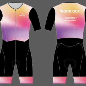 WORK OUT SEPARATE ONE-PIECE.(PASSION GRADATION)